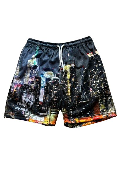 City Mesh Polyester shorts