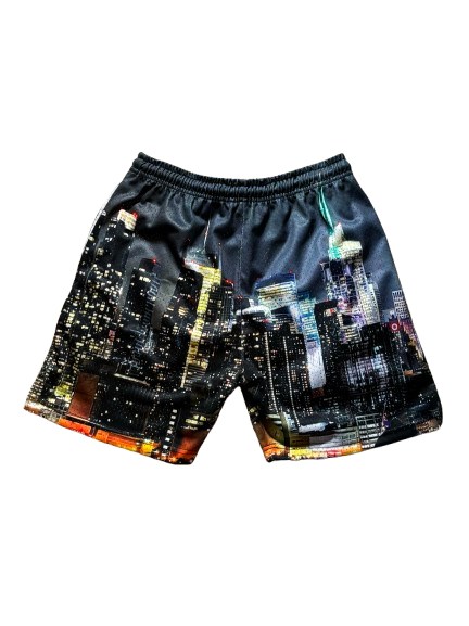 City Mesh Polyester shorts